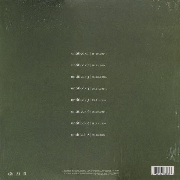 Kendrick Lamar : Untitled Unmastered. (LP, Album, SS/)