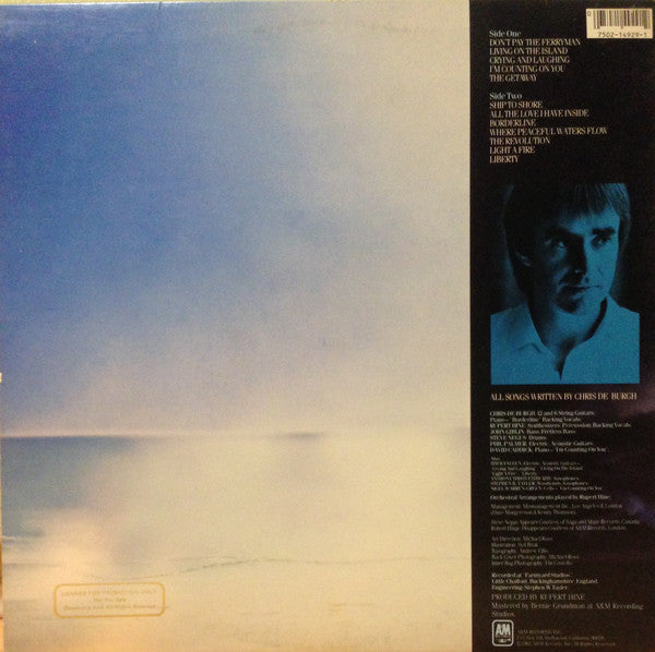 Chris de Burgh : The Getaway (LP, Album)
