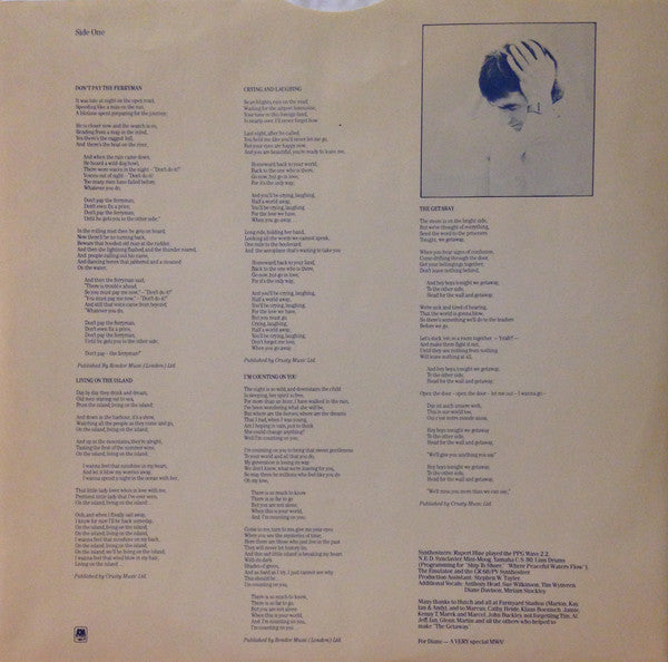 Chris de Burgh : The Getaway (LP, Album)