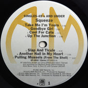 Squeeze (2) : Singles - 45's And Under (LP, Album, Comp, R -)
