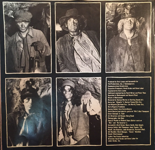 Aerosmith : Night In The Ruts (LP, Album, San)