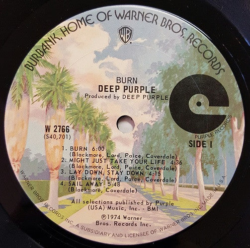 Deep Purple : Burn (LP, Album, San)