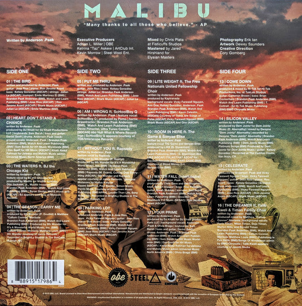 Anderson .Paak : Malibu  (2xLP, Album)