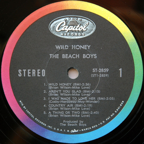 The Beach Boys : Wild Honey (LP, Album, Los)
