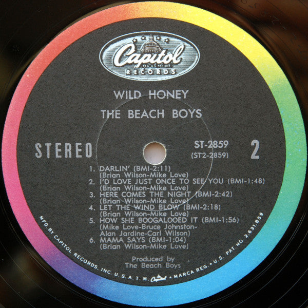 The Beach Boys : Wild Honey (LP, Album, Los)