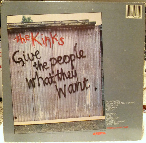 The Kinks : Give The People What They Want (LP, Album, Ele)
