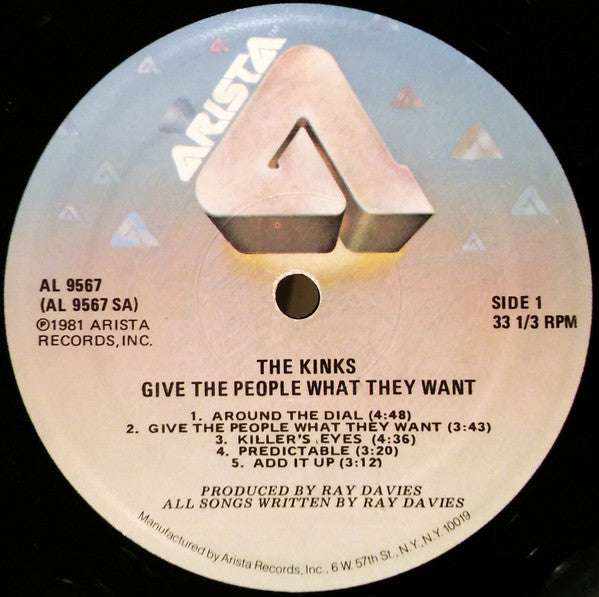 The Kinks : Give The People What They Want (LP, Album, Ele)