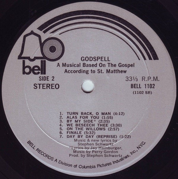 "Godspell" Original Cast : Godspell (LP, Album, Mon)