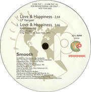 Smooth (4) : Love & Happiness (12", Promo)