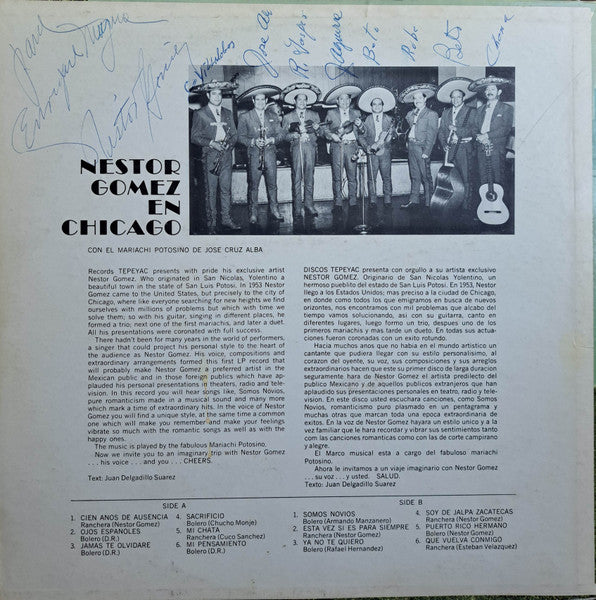 Nestor Gómez : Nestor Gomez En Chicago (LP, Album)