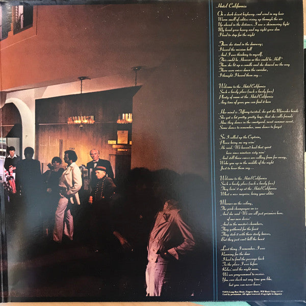 Eagles : Hotel California (LP, Album, RE, PRC)