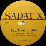 Sadat X : Minneapolis / Exclusive Things (12")