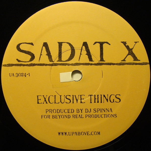 Sadat X : Minneapolis / Exclusive Things (12")