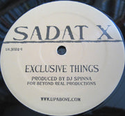 Sadat X : Minneapolis / Exclusive Things (12")
