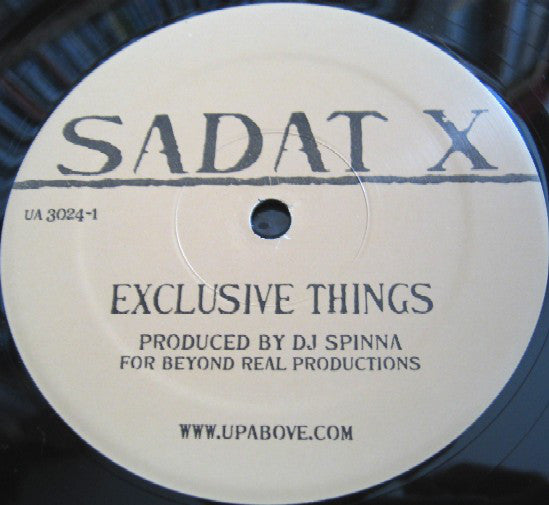 Sadat X : Minneapolis / Exclusive Things (12")