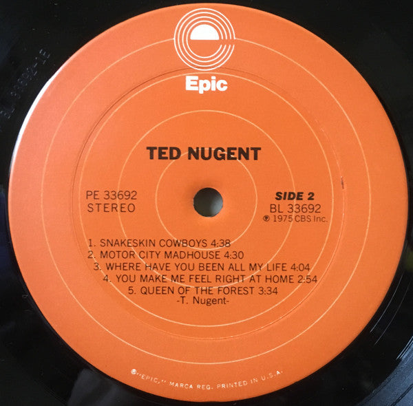 Ted Nugent : Ted Nugent (LP, Album, Ter)