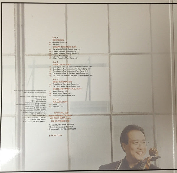 Yo-Yo Ma, Ennio Morricone : Yo-Yo Ma Plays Ennio Morricone (2xLP, Album, RE, 180)