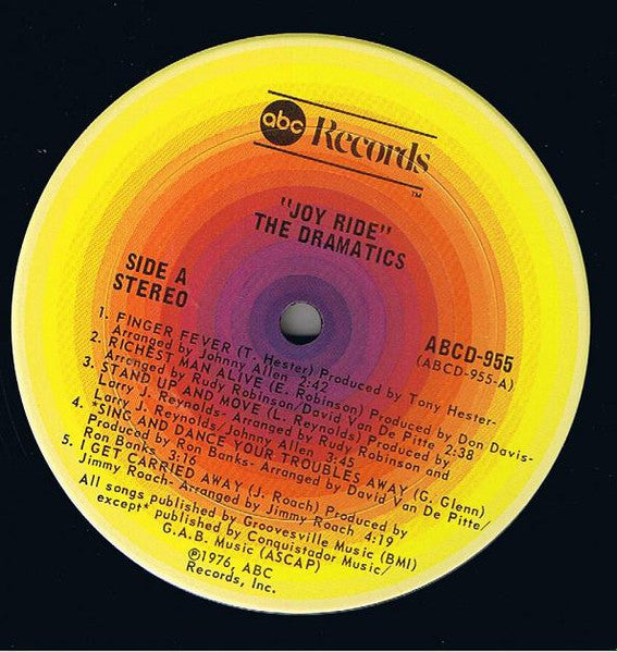 The Dramatics : Joy Ride (LP, Album, Kee)
