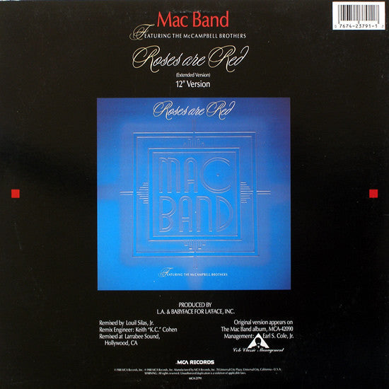 Mac Band Featuring The McCampbell Brothers : Roses Are Red (12")