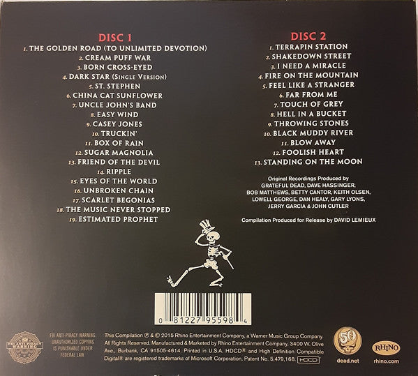 The Grateful Dead : The Best Of The Grateful Dead (2xHDCD, Comp, RM)
