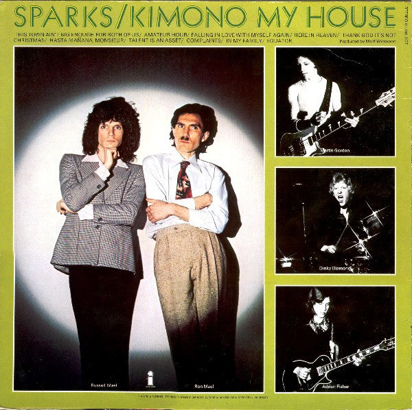 Sparks : Kimono My House (LP, Album, RP)