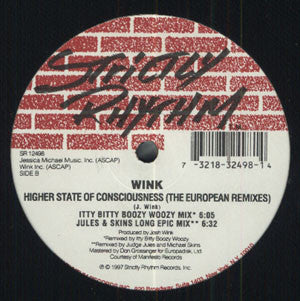 Wink* : Higher State Of Consciousness (The European Remixes) (12")