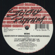 Wink* : Higher State Of Consciousness (The European Remixes) (12")