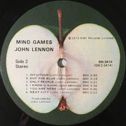 John Lennon : Mind Games (LP, Album, Jac)