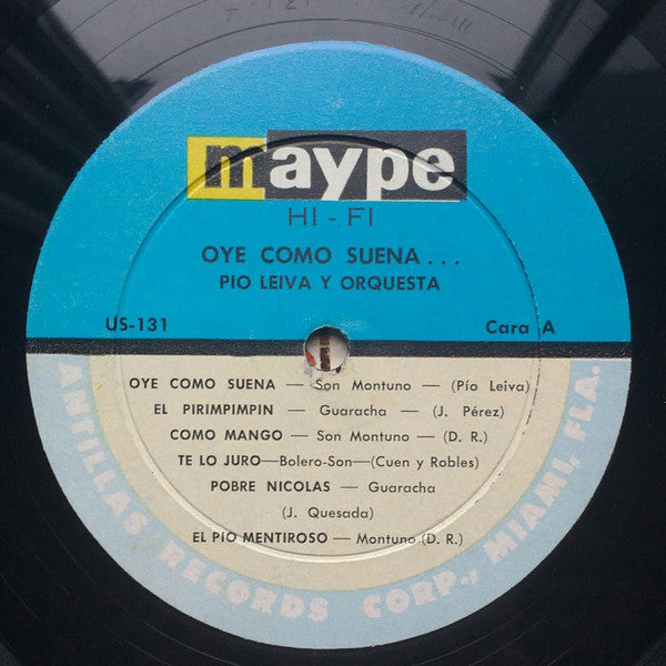 Pío Leyva : Oye Como Suena (LP, Album)