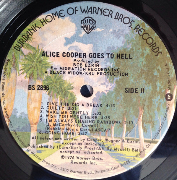 Alice Cooper (2) : Goes To Hell (LP, Album, Pit)
