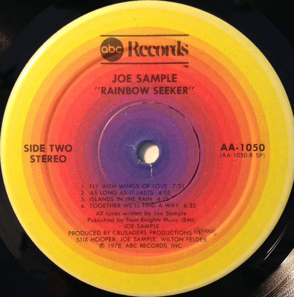 Joe Sample : Rainbow Seeker (LP, Album, Spe)
