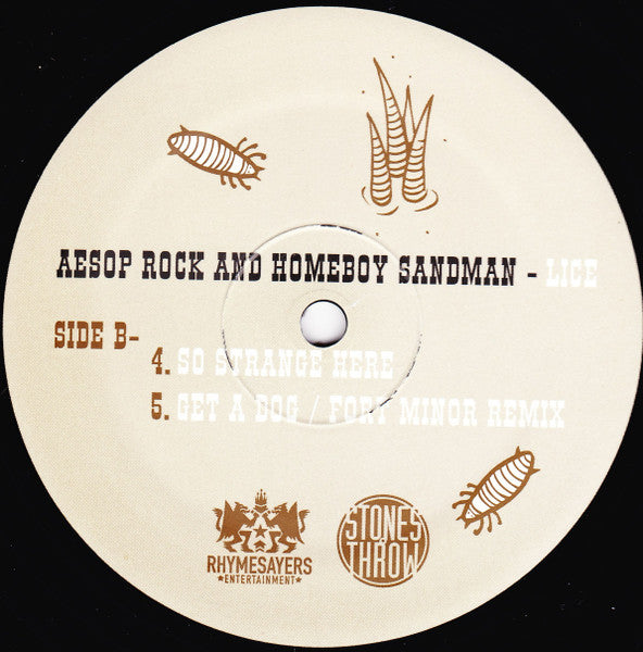 Aesop Rock & Homeboy Sandman : Lice (12", EP)