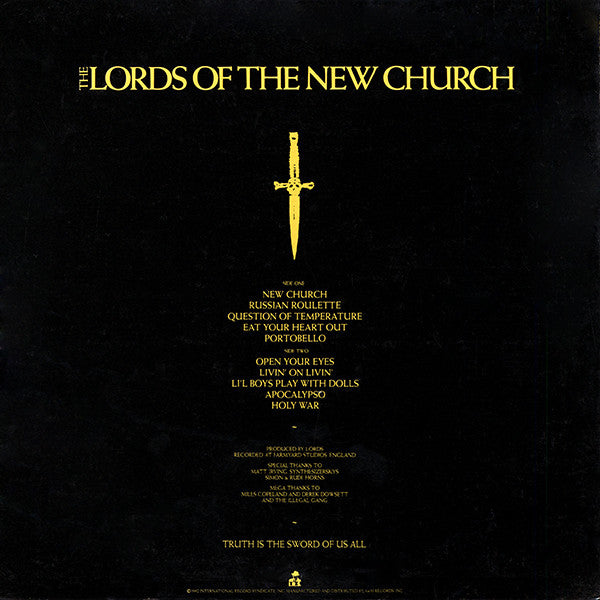 The Lords Of The New Church* : The Lords Of The New Church (LP, Album, Ind)