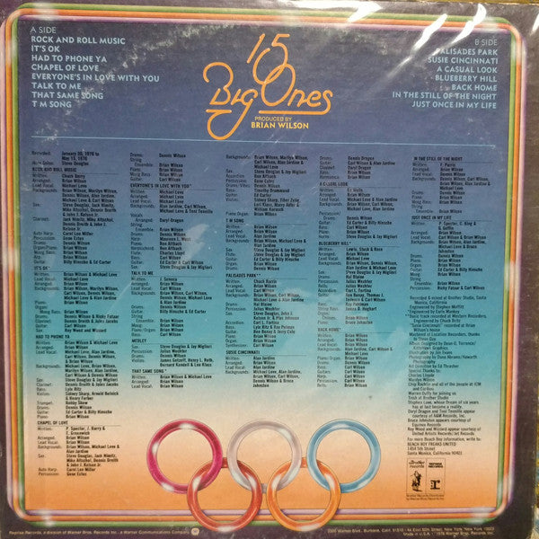 The Beach Boys : 15 Big Ones (LP, Album, Ter)