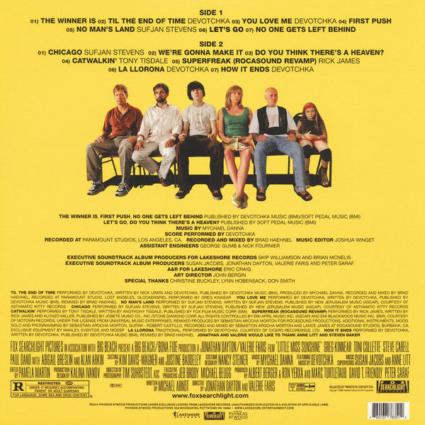 Various : Little Miss Sunshine (Original Motion Picture Soundtrack) (LP, Comp, Ltd, Yel)