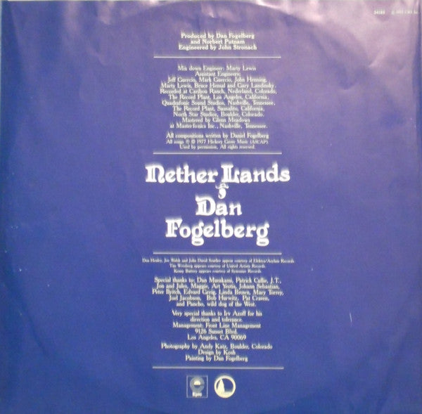 Dan Fogelberg : Nether Lands (LP, Album, RP, Ter)