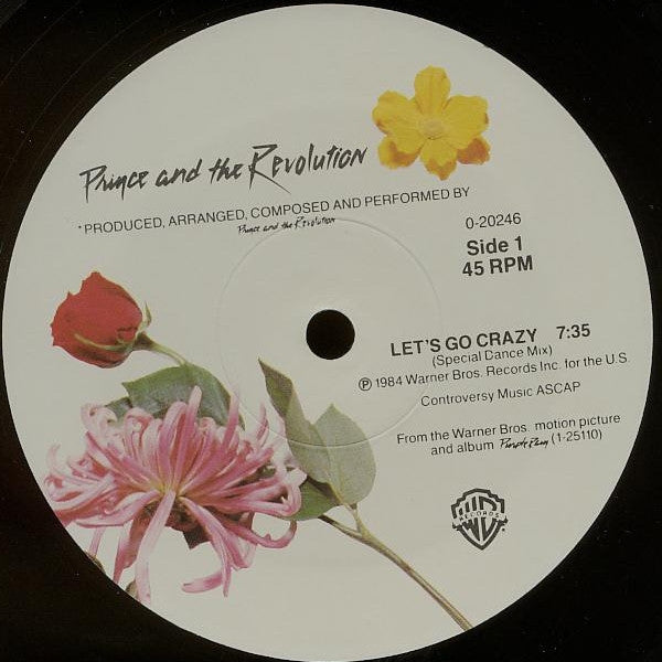 Prince And The Revolution : Let's Go Crazy (12", Maxi, ARC)