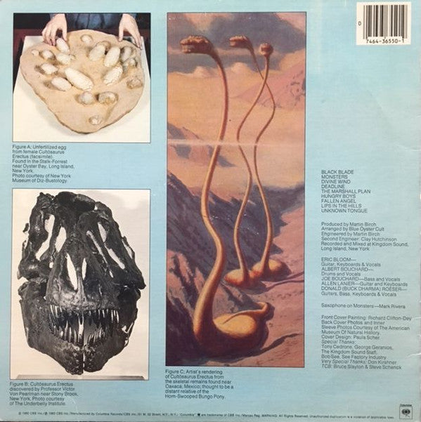 Blue Öyster Cult : Cultosaurus Erectus (LP, Album, San)