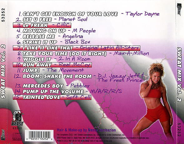 Various : Monica Brant's Sweat Mix Vol. 2 (CD, Comp)