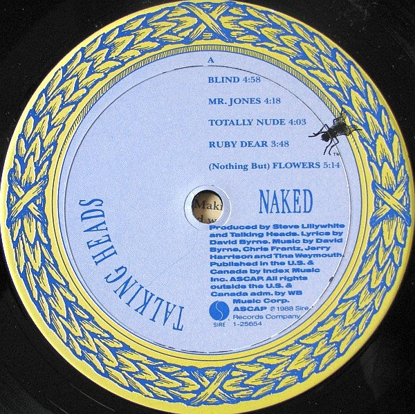 Talking Heads : Naked (LP, Album, Uni)