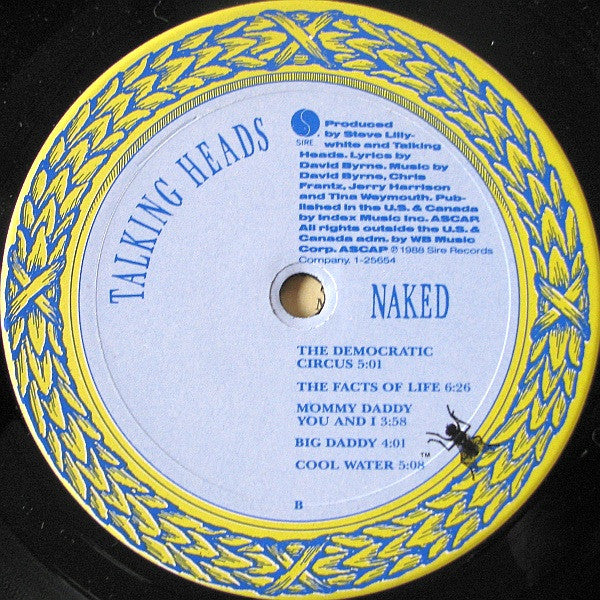 Talking Heads : Naked (LP, Album, Uni)