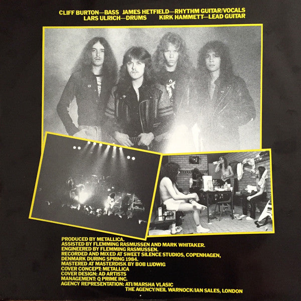 Metallica : Ride The Lightning (LP, Album, RE, All)
