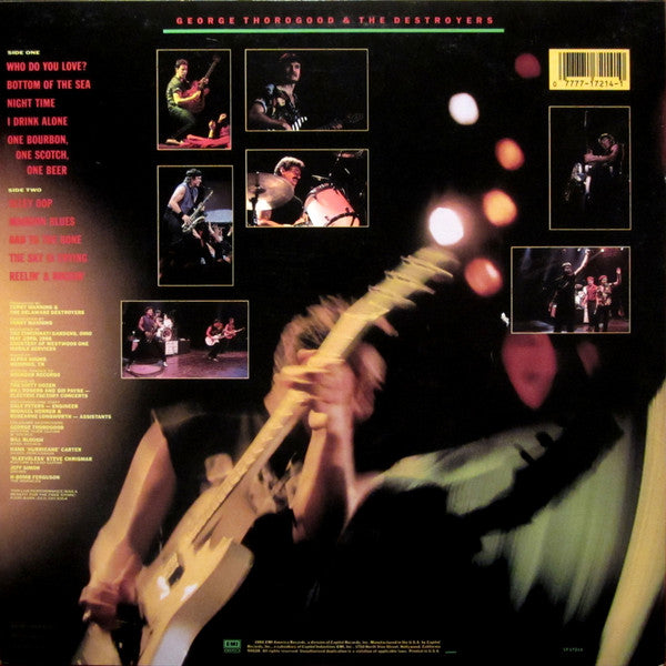 George Thorogood & The Destroyers : Live (LP, Album, Spe)