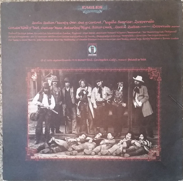 Eagles : Desperado (LP, Album, RE, AR)