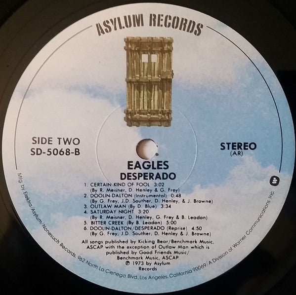 Eagles : Desperado (LP, Album, RE, AR)