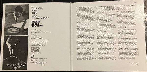 Wynton Kelly Trio / Wes Montgomery : Smokin' At The Half Note (LP, Album, RE, Gat)