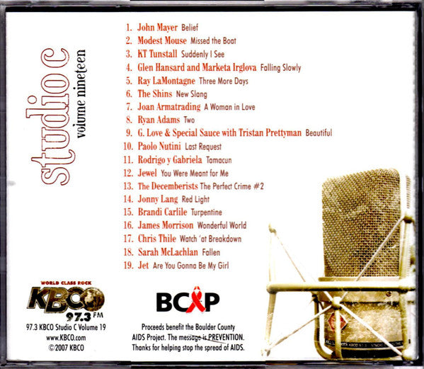 Various : 97.3 KBCO Studio C Volume Nineteen (HDCD, Album)