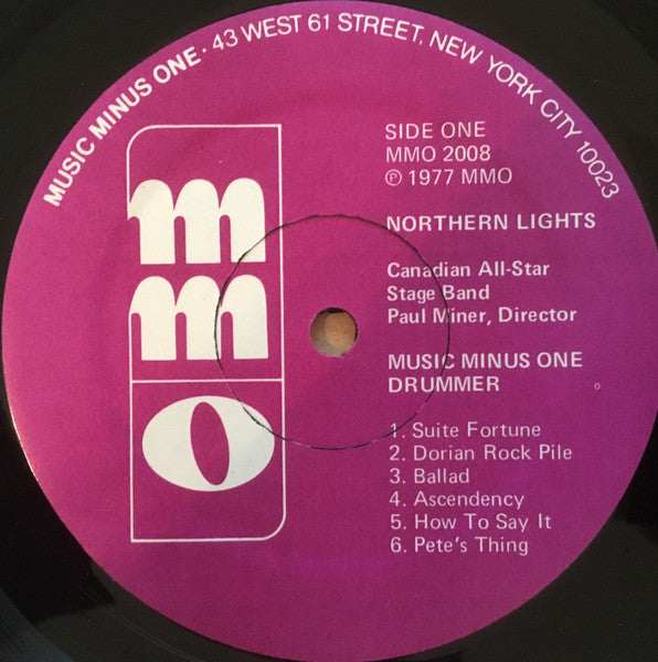 Canadian All Star Stage Band : Northern Lights / Music Minus One Drummer (LP)