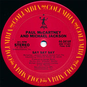 Paul McCartney And Michael Jackson : Say Say Say (12", Pit)
