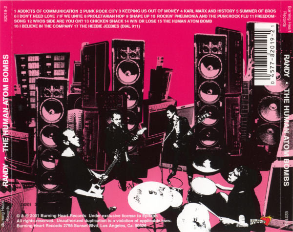 Randy (4) : The Human Atom Bombs (CD, Album)